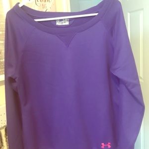 Purple Under Armour sweatshirt